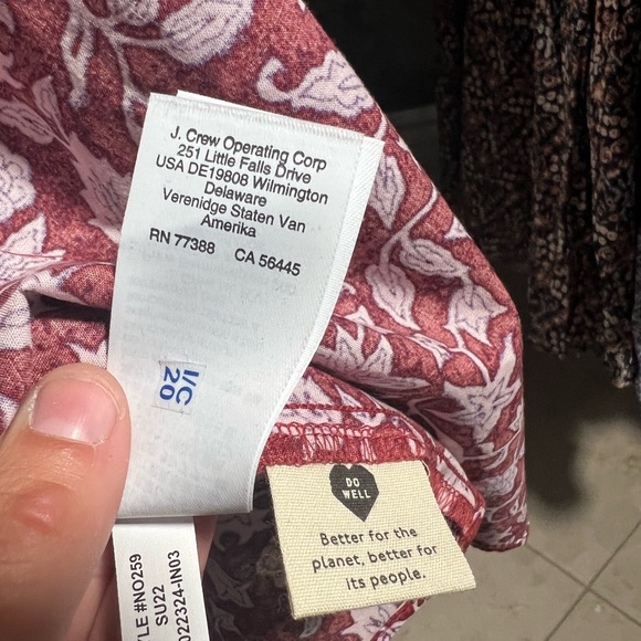 Madewell flutter sleeve wrap mini dress in batik vines print - Picture 8 of 8